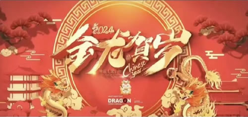 福兔呈祥辞旧岁 金龙腾飞迎新春
